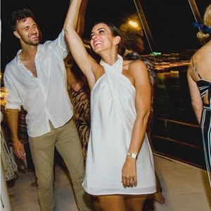 Show Me Your MuMu Jasmine Halter Mini Dress